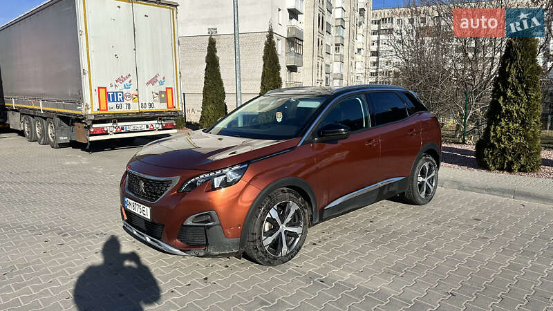 Внедорожник / Кроссовер Peugeot 3008 2016 в Житомире