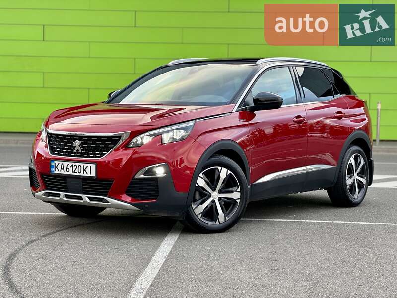 Внедорожник / Кроссовер Peugeot 3008 2017 в Киеве