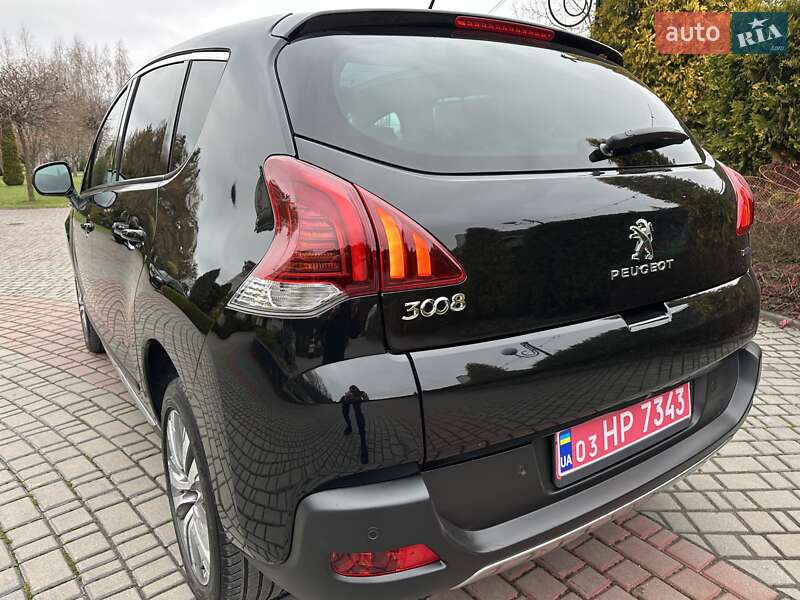 Внедорожник / Кроссовер Peugeot 3008 2016 в Луцке