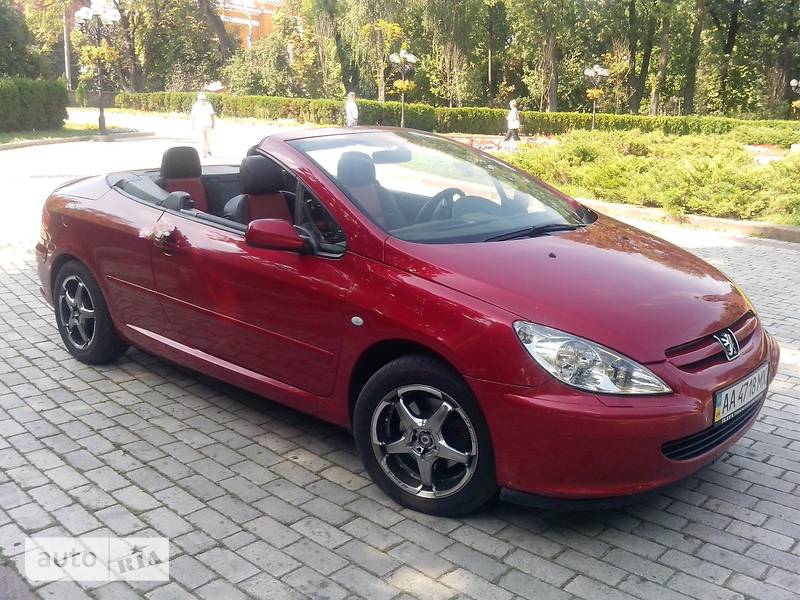 Кабриолет Peugeot 307 2004 в 