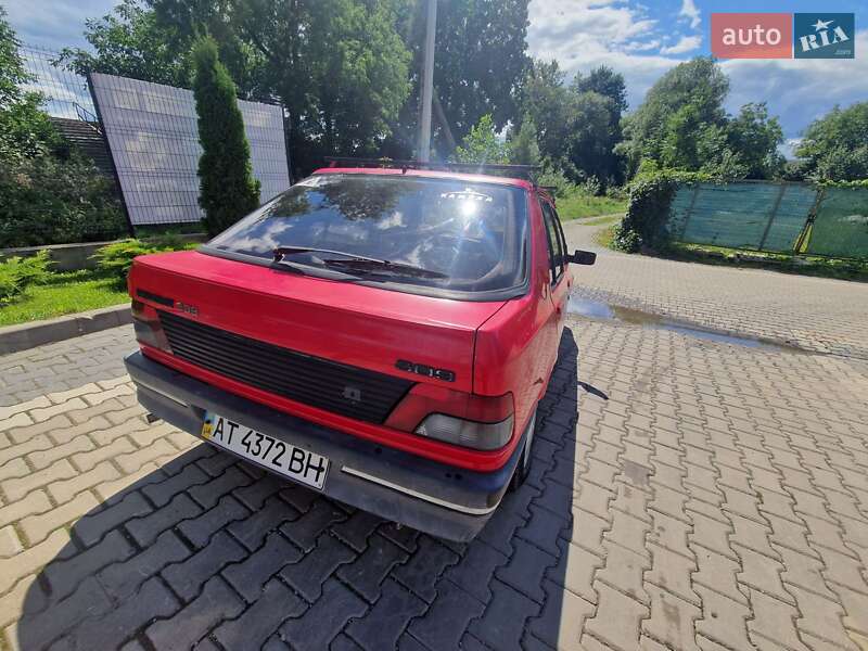 Хетчбек Peugeot 309 1990 в Івано-Франківську