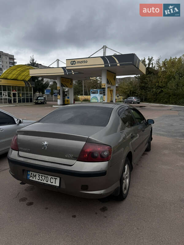 Седан Peugeot 407 2004 в Житомирі