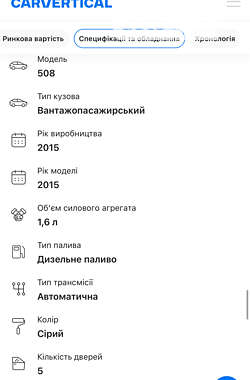 Універсал Peugeot 508 2015 в Івано-Франківську