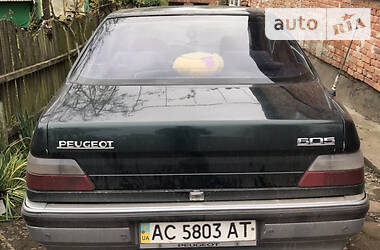 Седан Peugeot 605 1993 в Львове
