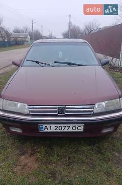 Седан Peugeot 605 1991 в Макарове