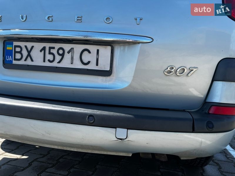 Мінівен Peugeot 807 2005 в Любашівці