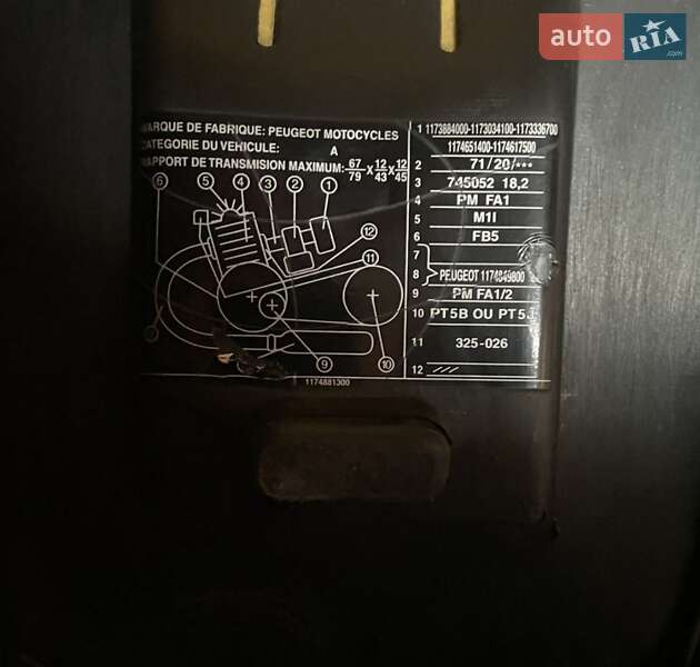 Максі-скутер Peugeot Elystar 2008 в Калуші