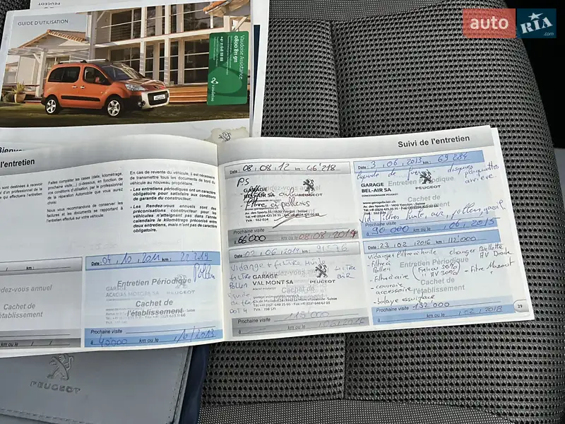 Мінівен Peugeot Partner 2011 в Луцьку документ