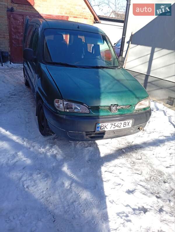 Минивэн Peugeot Partner 2001 в Здолбунове фото Минивэн Peugeot Partner 2001 в Здолбунове