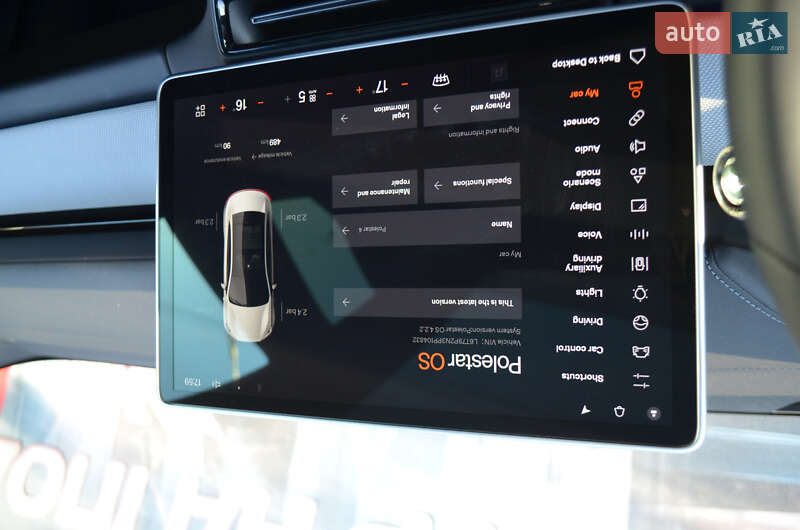 Внедорожник / Кроссовер Polestar 4 2023 в Киеве фото 27 Внедорожник / Кроссовер Polestar 4 2023 в Киеве
