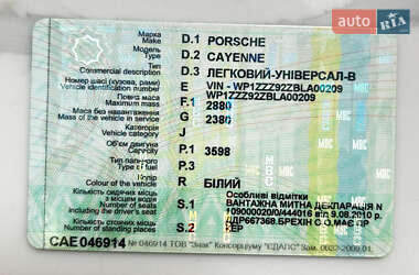 Внедорожник / Кроссовер Porsche Cayenne 2010 в 