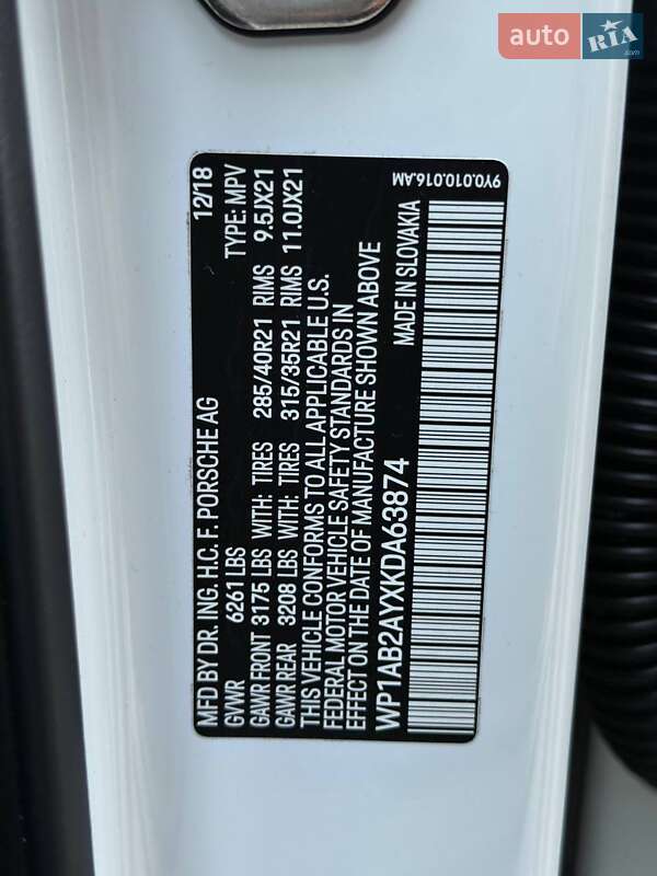 Внедорожник / Кроссовер Porsche Cayenne 2019 в Луцке фото 10 Внедорожник / Кроссовер Porsche Cayenne 2019 в Луцке