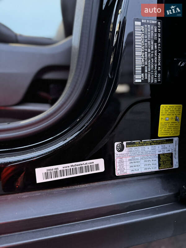 Внедорожник / Кроссовер Porsche Macan 2015 в Одессе фото 5 Внедорожник / Кроссовер Porsche Macan 2015 в Одессе