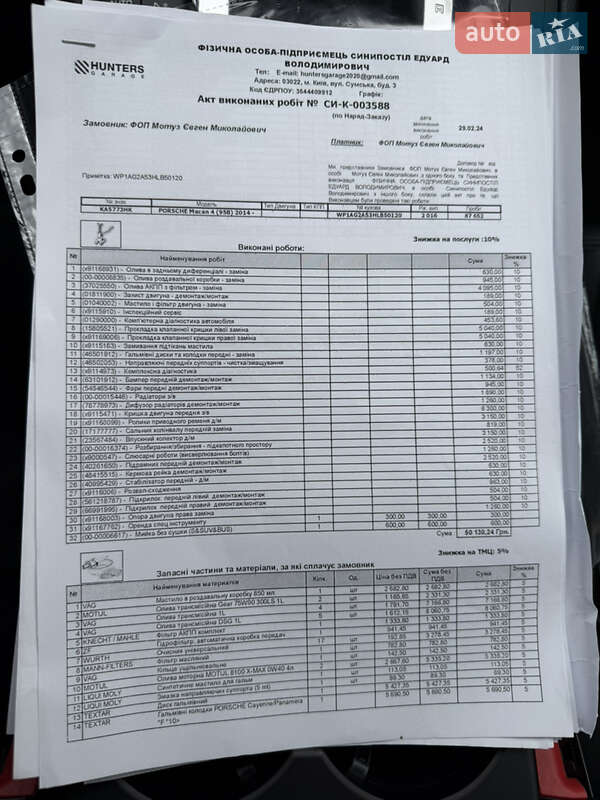 Внедорожник / Кроссовер Porsche Macan 2016 в Киеве