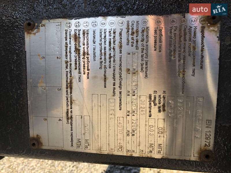 Цистерна полуприцеп ППТ 99981 2005 в Виннице фото 21 Цистерна полуприцеп ППТ 99981 2005 в Виннице