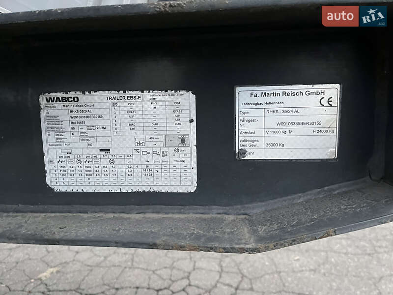 Самосвал полуприцеп Reisch RHKS-35 2011 в Киеве