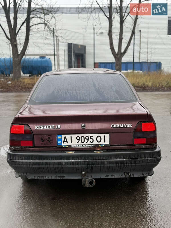 Седан Renault 19 1990 в Киеве фото 6 Седан Renault 19 1990 в Киеве