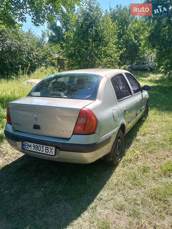 Седан Renault Clio Symbol 2002 в Конотопі