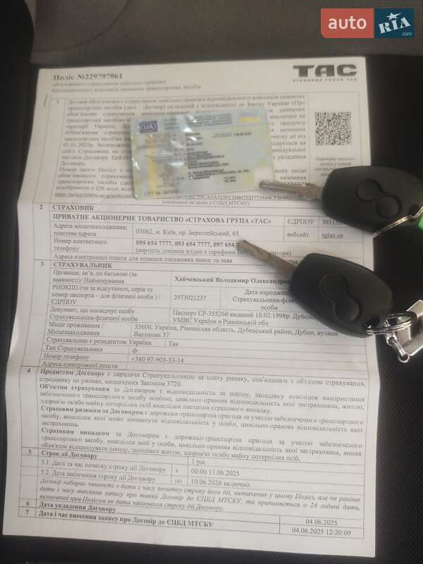 Хэтчбек Renault Clio 2012 в Дубно