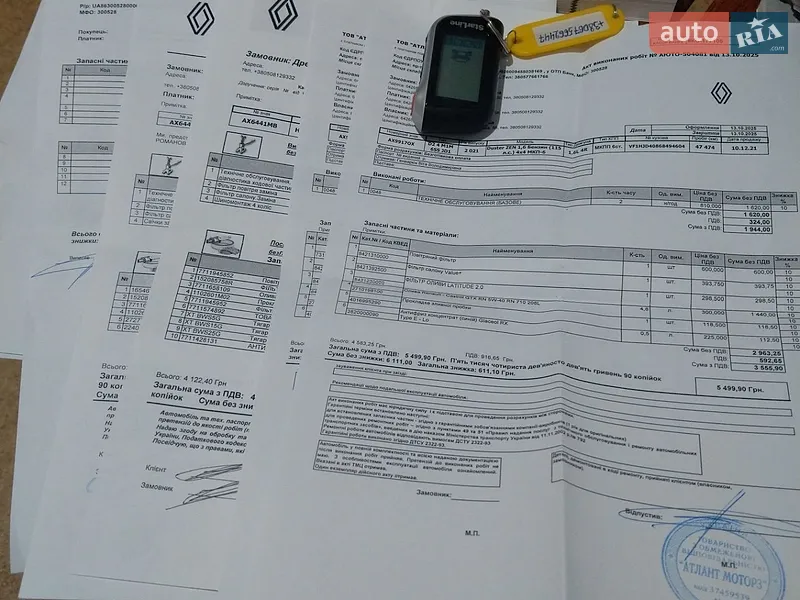 Позашляховик / Кросовер Renault Duster 2021 в Харкові документ