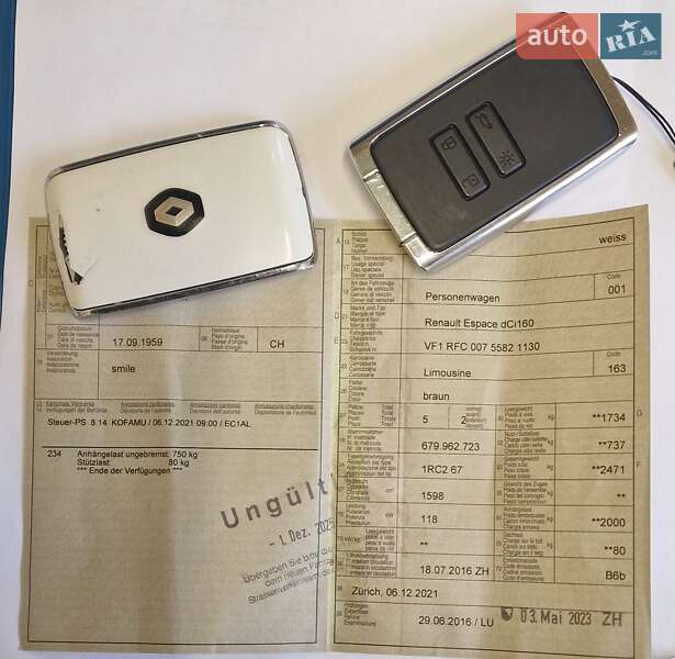 Мінівен Renault Espace 2016 в Стрию