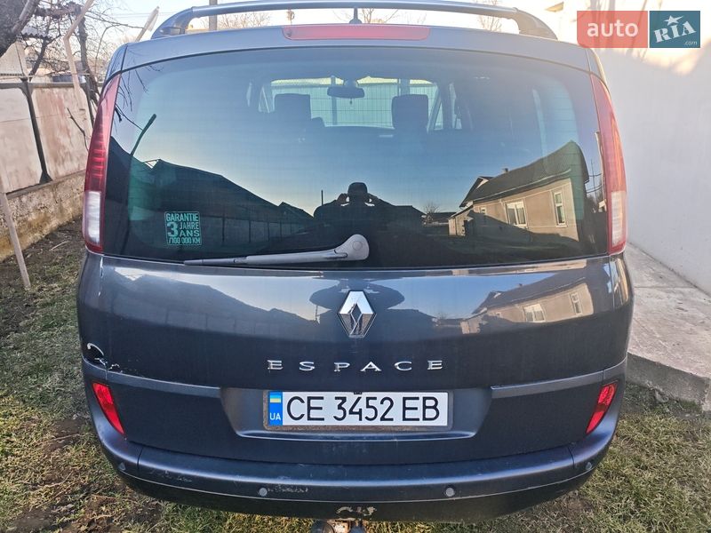Мінівен Renault Espace 2007 в Чернівцях фото 15 Мінівен Renault Espace 2007 в Чернівцях