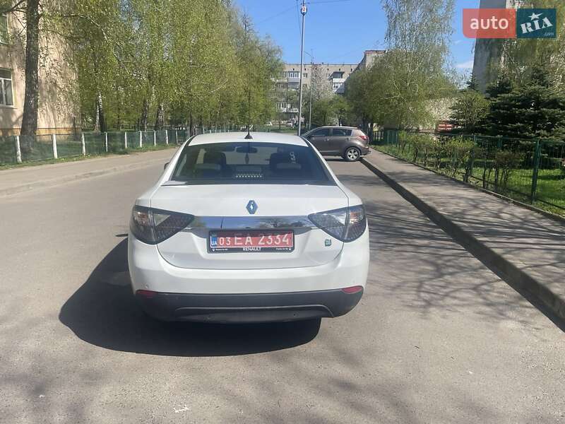 Седан Renault Fluence Z.E. 2012 в Луцке