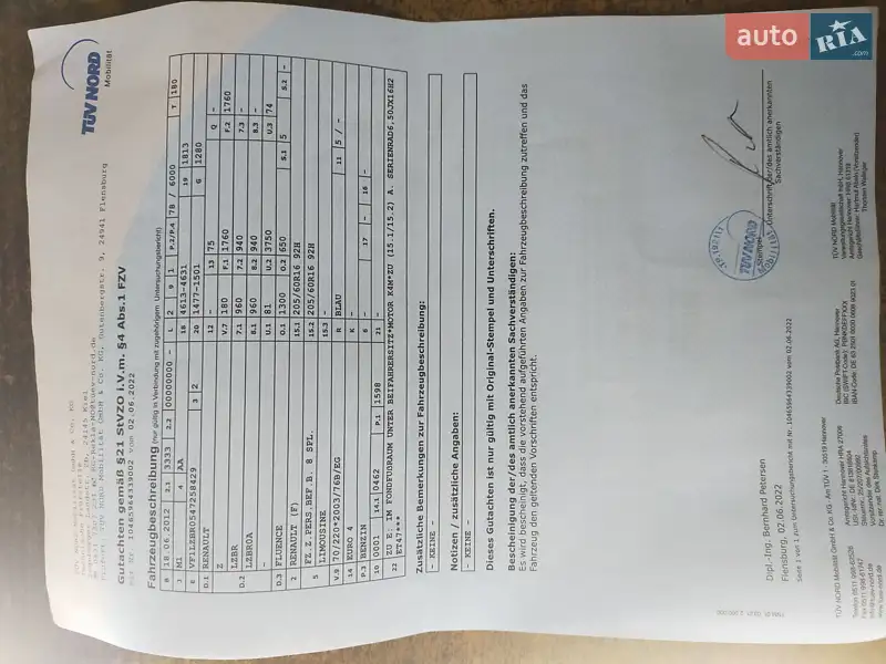 Седан Renault Fluence 2012 в Киеве документ 6 фото Седан Renault Fluence 2012 в Киеве документ