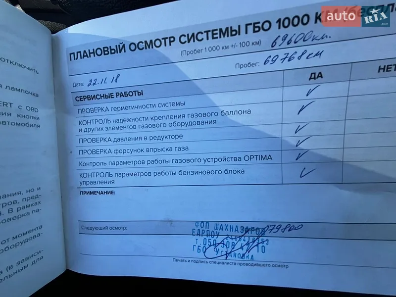 Седан Renault Fluence 2011 в Киеве документ