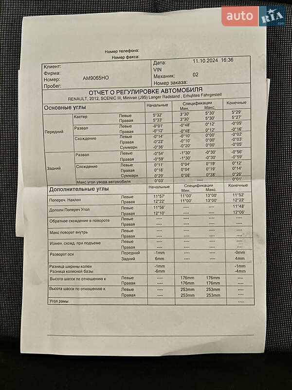 Минивэн Renault Grand Scenic 2012 в Житомире