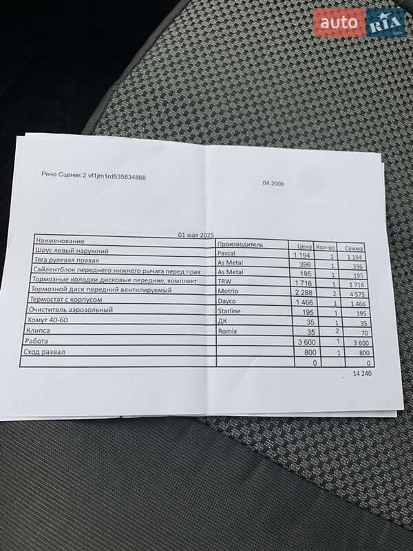 Минивэн Renault Grand Scenic 2006 в Сумах