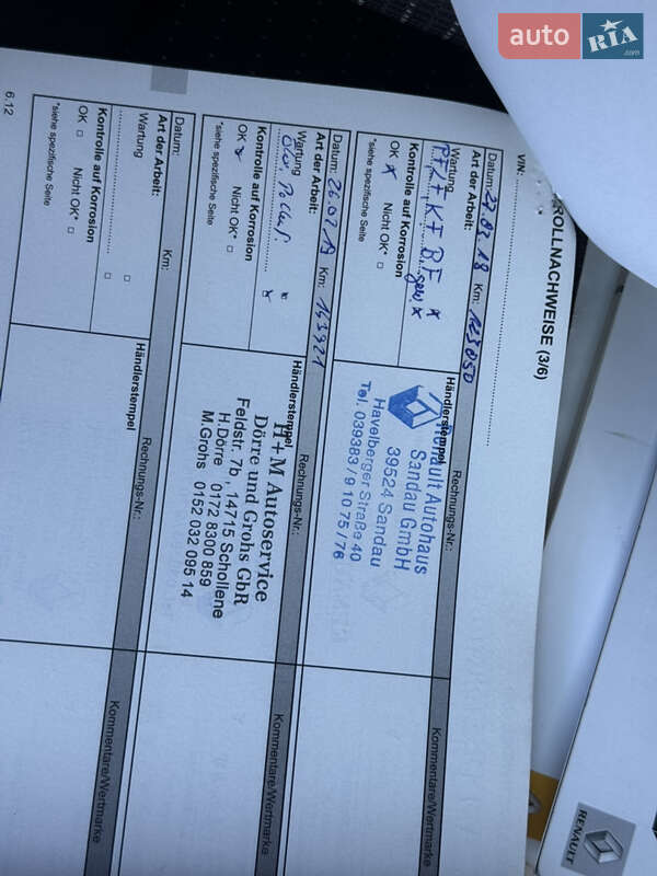 Мінівен Renault Grand Scenic 2013 в Стрию