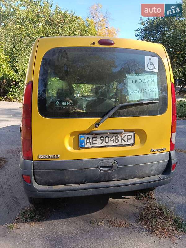 Вантажопасажирський фургон Renault Kangoo 2003 в Жовтих Водах