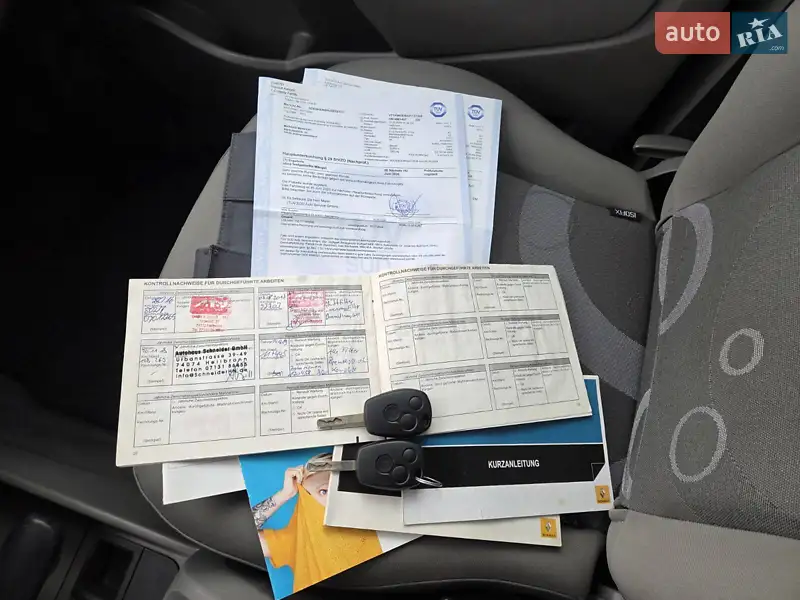 Минивэн Renault Kangoo 2009 в Каменском документ