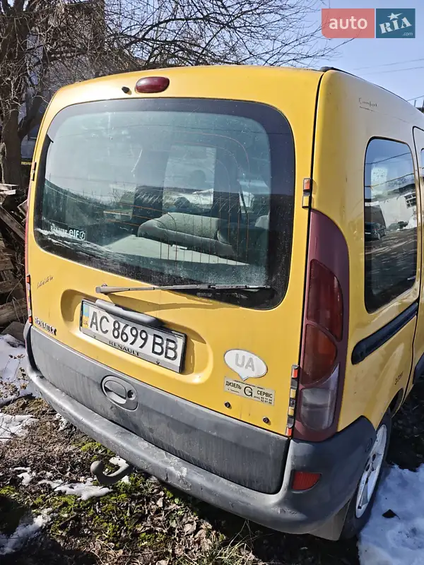 Renault Kangoo 2001 VIN VF1FC0NAF25272906 фото оголошення 8 з 54