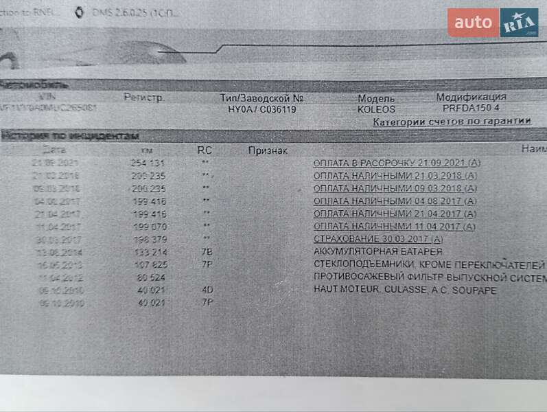 Позашляховик / Кросовер Renault Koleos 2008 в Новому Розділі фото 51 Позашляховик / Кросовер Renault Koleos 2008 в Новому Розділі