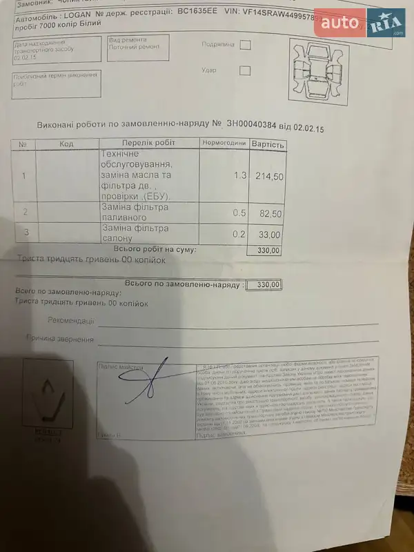 Седан Renault Logan 2013 в Львове документ 4 фото Седан Renault Logan 2013 в Львове документ