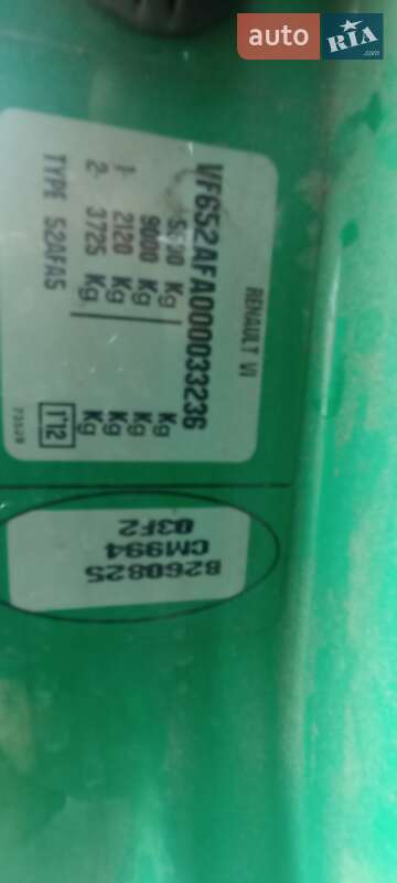 Вантажний фургон Renault Mascott 2002 в Житомирі