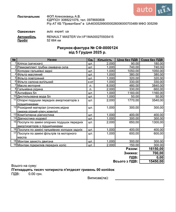 Вантажопасажирський фургон Renault Master 2023 в Києві документ