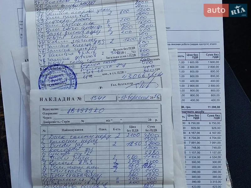 Грузовой фургон Renault Master 2011 в Киеве документ