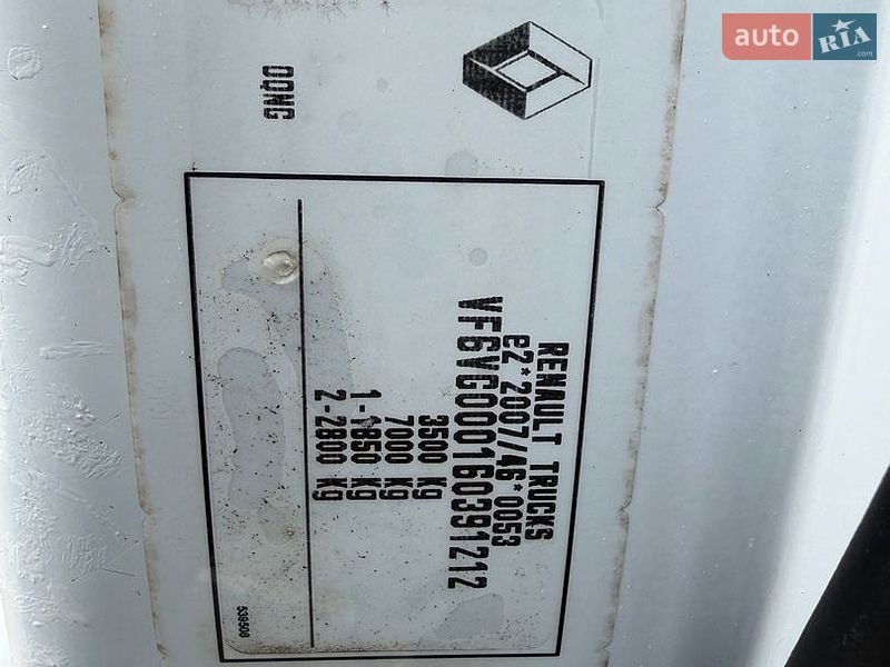 Борт Renault Master 2019 в Дубно