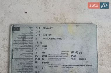 Грузовой фургон Renault Master 2004 в Ивано-Франковске