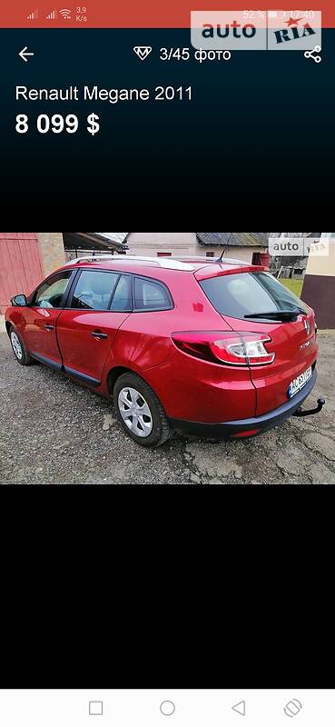 Универсал Renault Megane 2011 в Луцке
