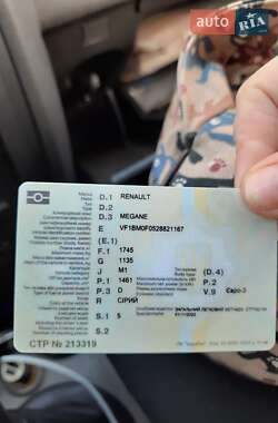 Хэтчбек Renault Megane 2003 в 