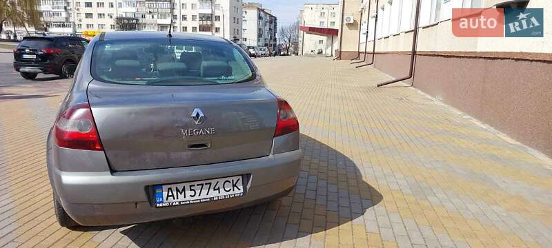 Седан Renault Megane 2004 в Житомирі
