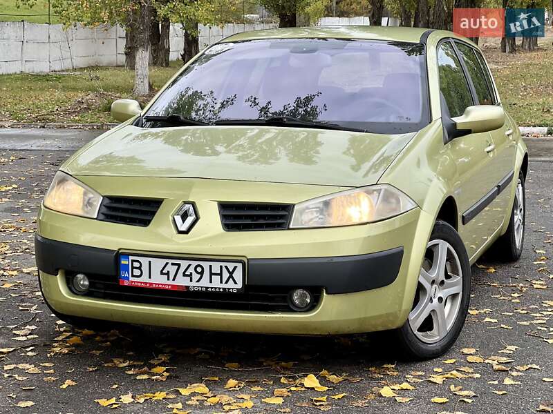 Хетчбек Renault Megane 2003 в Горішніх Плавнях фото 6 Хетчбек Renault Megane 2003 в Горішніх Плавнях