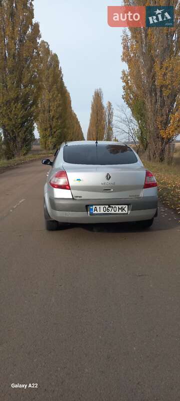 Седан Renault Megane 2006 в Баришівка фото 5 Седан Renault Megane 2006 в Баришівка