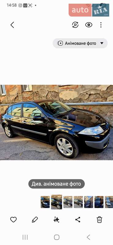 Седан Renault Megane 2007 в Виннице