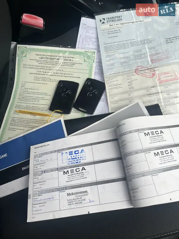 Хэтчбек Renault Megane 2011 в Радивилове документ