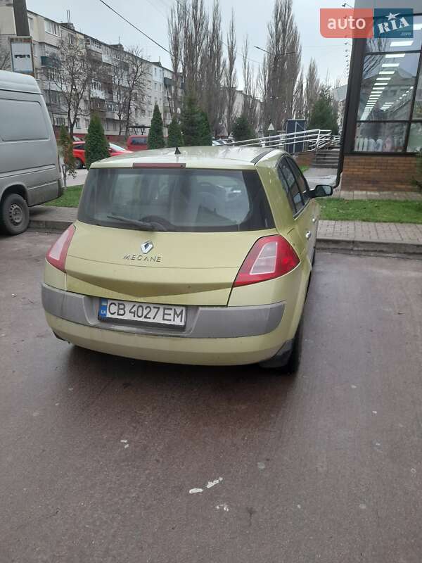 Хетчбек Renault Megane 2003 в Новгород-Сіверському